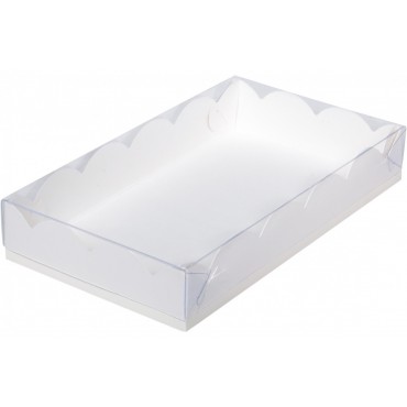 Коробка для печенья и пряников (белая), 200*120*35 мм