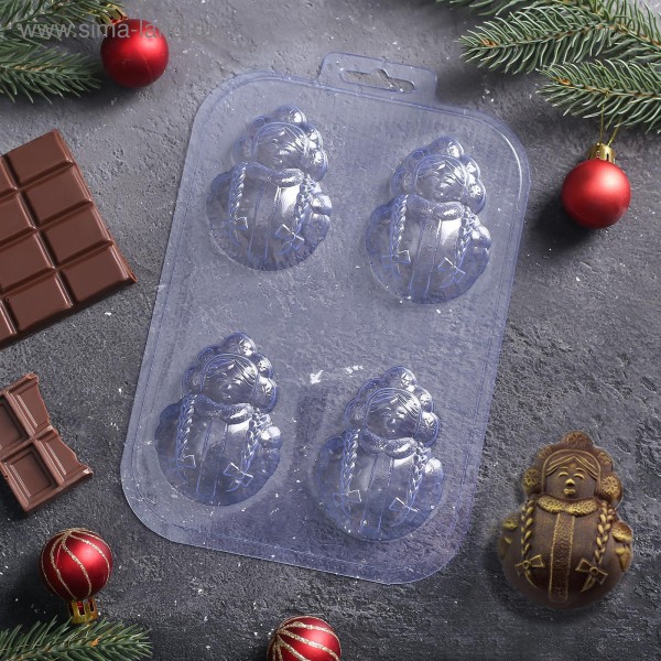 Форма для шоколада и конфет «Мини снегурочка»
