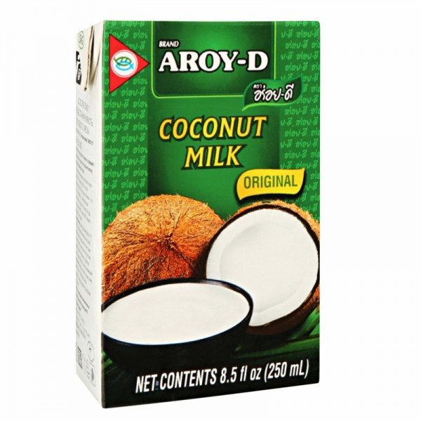 Молоко кокосовое 60% Aroy-D, 250 мл